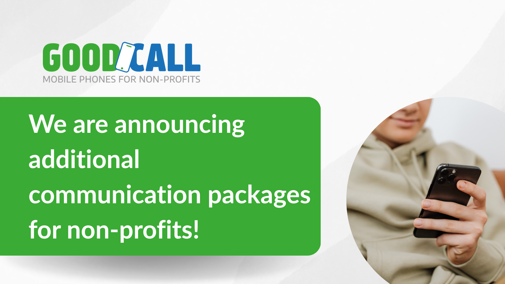 We Are Announcing Additional Communication Packages For Non-profits ...
